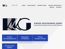 Tablet Screenshot of akkinder.com